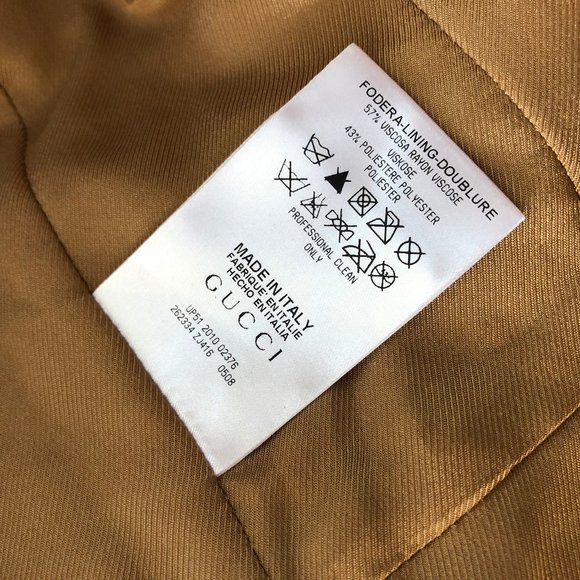 NWT Gucci linen & leather runway sleeveless safari blazer jacket - Picture 8 of 13